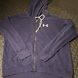 Under Armour Dark Blue Full-Zip Hoodie